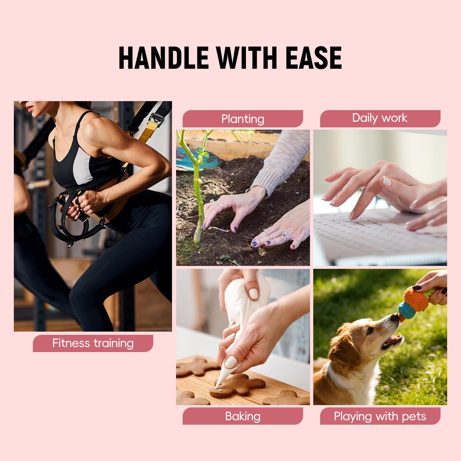 CUZIAM step-by-step press-on application with adhesive tabs for fast results