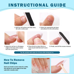 CUZIAM stored kit with reusable nails and adhesive benefit repeated wear