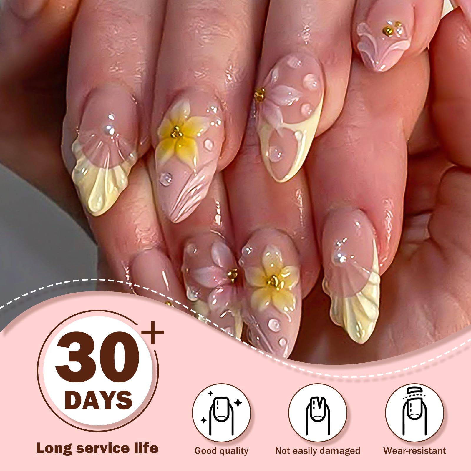 CUZIAM glossy surface texture on nails, high-shine finish that resists dulling