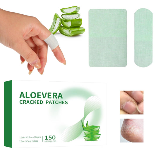 CXWPDD front packaging showing 150 aloe gel patches and benefits