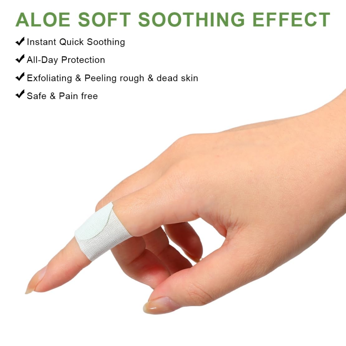 CXWPDD hand applying patch demonstrating easy on-the-go use