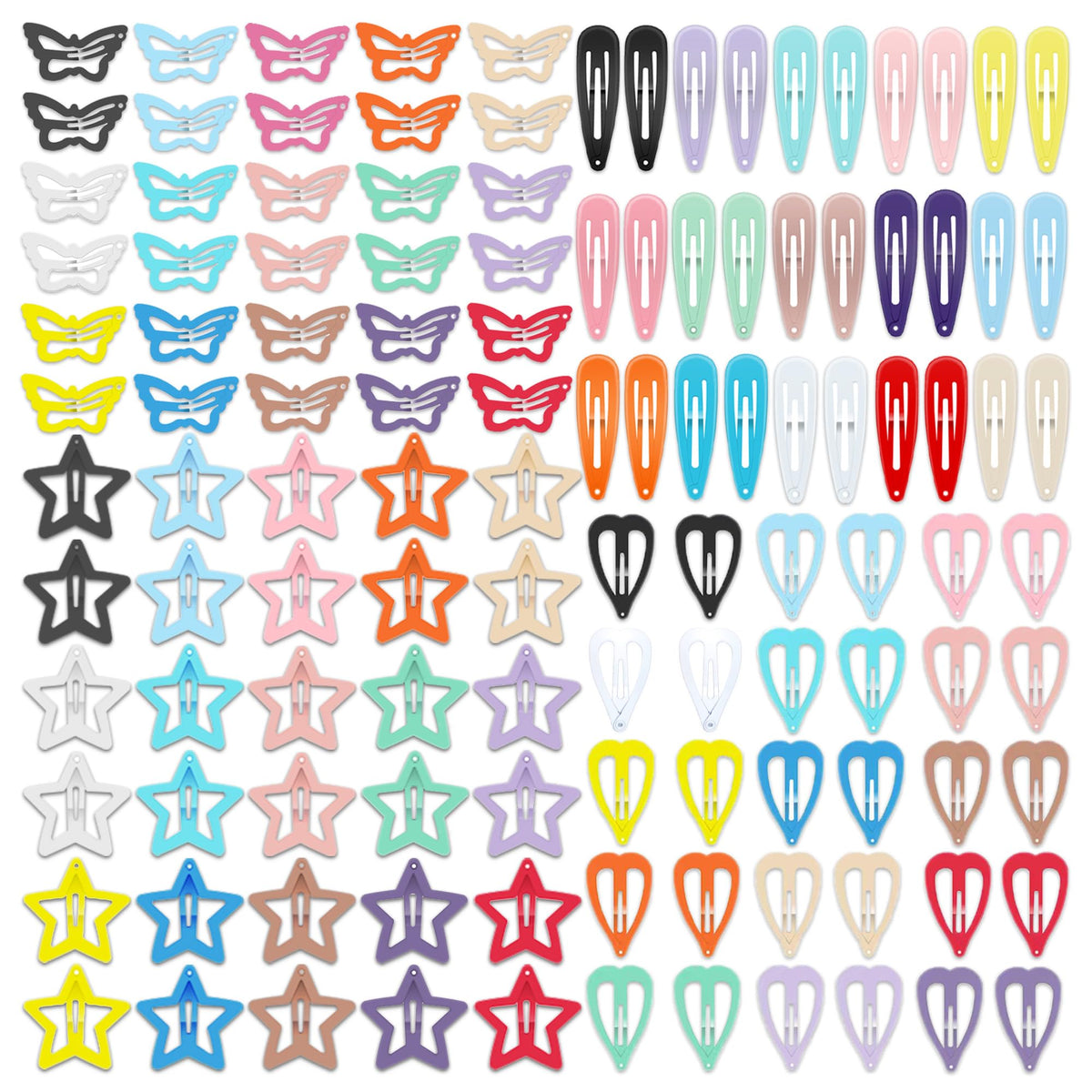 CYBAUG front packaging showing 120 colorful clip set and easy organization benefit
