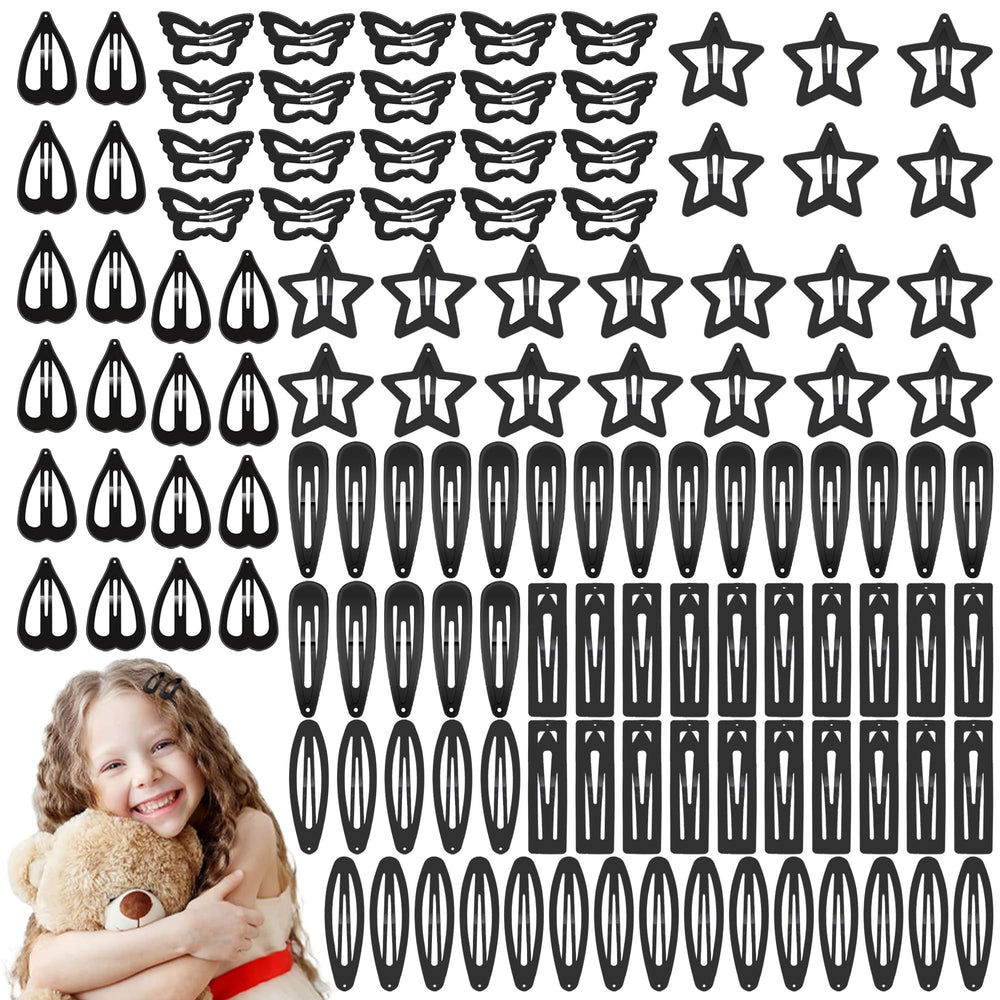 CYBAUG front packaging showing full 120-piece black clip set for convenience