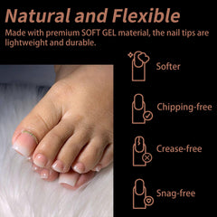 Cycullinyt application demo on toe showing quick professional bonding