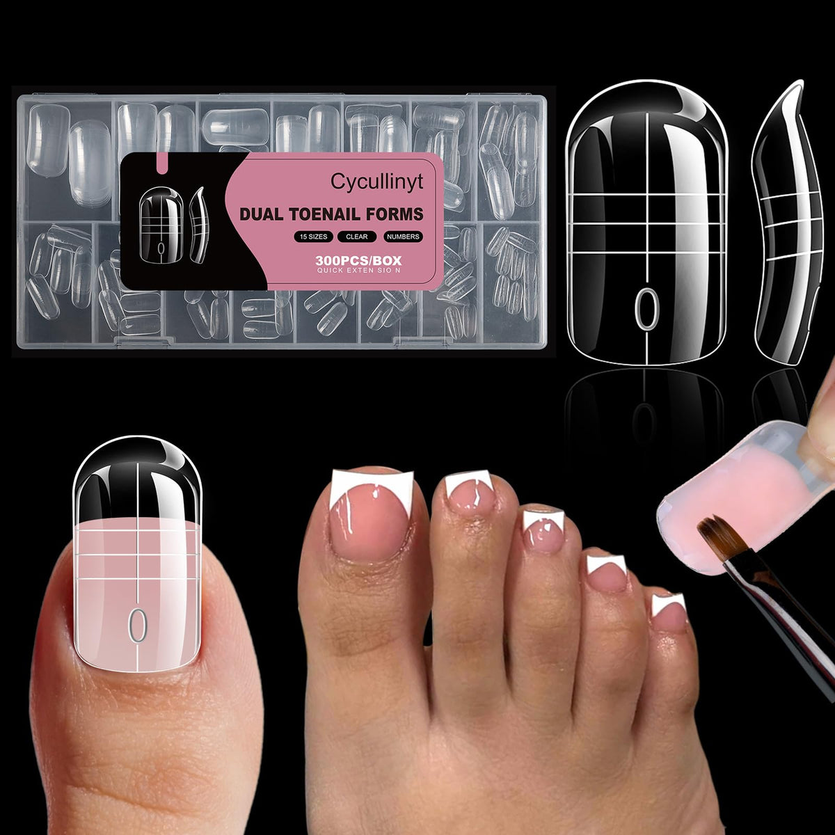 Cycullinyt front packaging showing full 300-piece kit for salon efficiency
