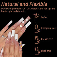 Cycullinyt soft gel tip bending to show flexible durability benefit