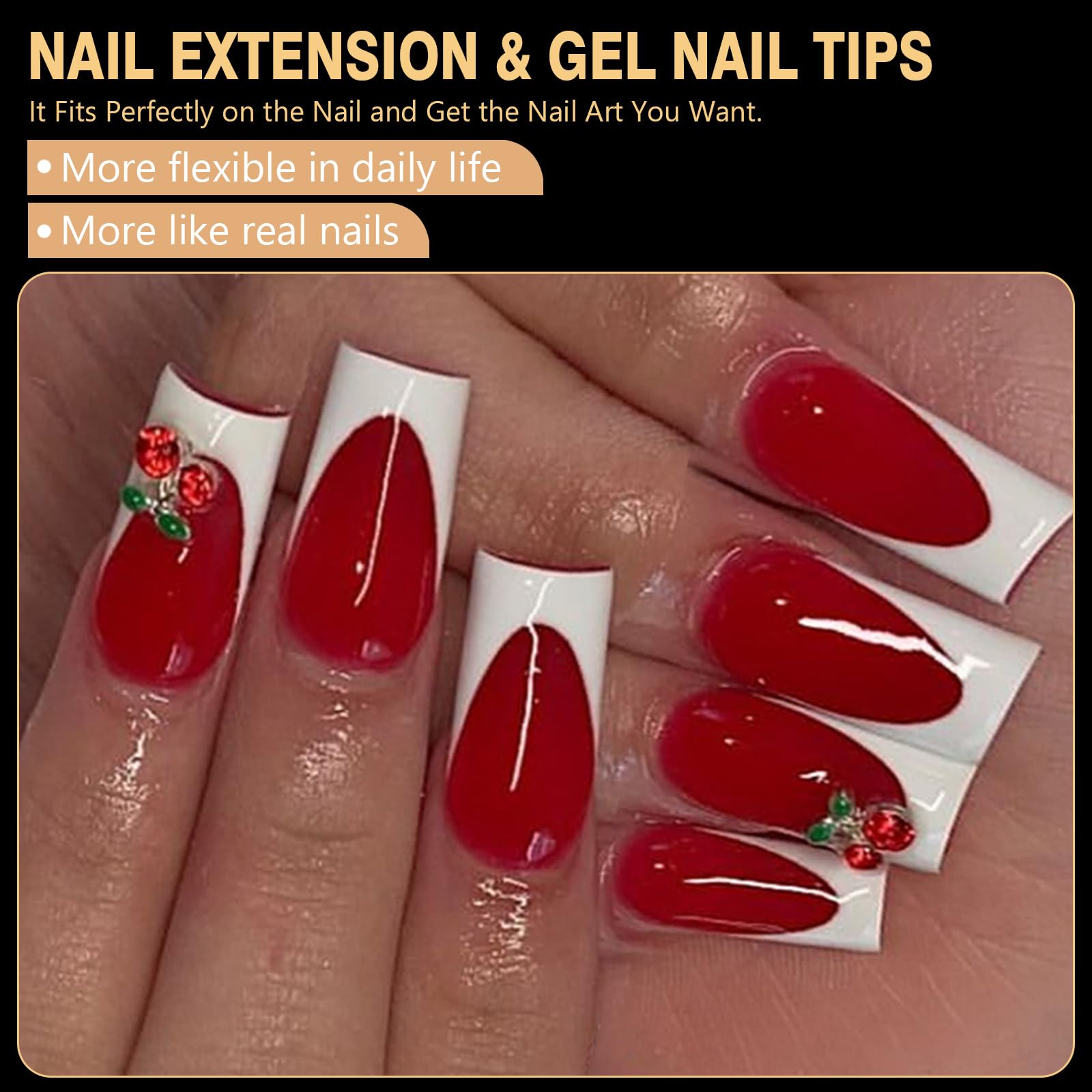 Cycullinyt tips spread by size demonstrating 14 sizes and easy selection benefit