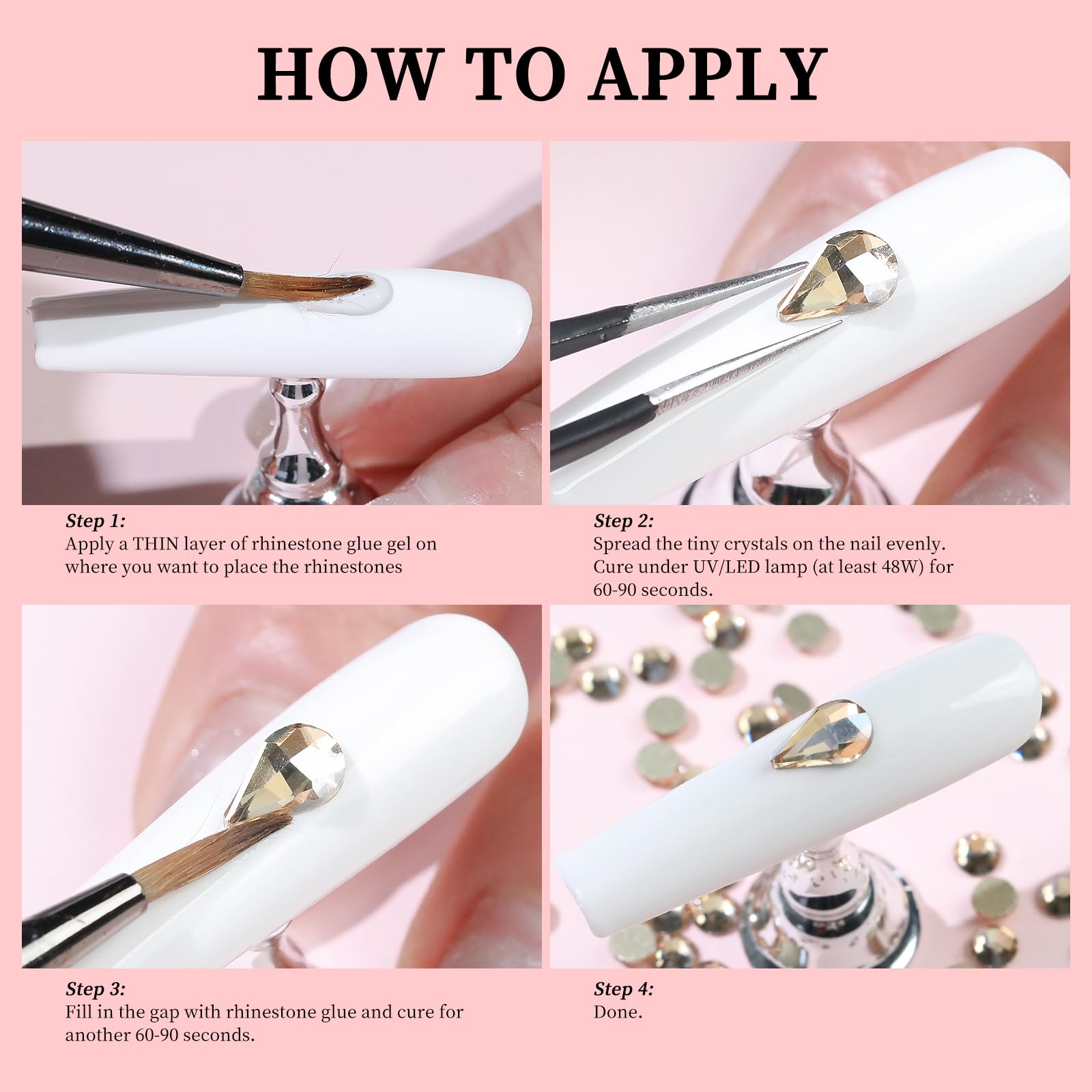 Cycullinyt tweezer and wax-tipped pickup pen detail enabling accurate placement