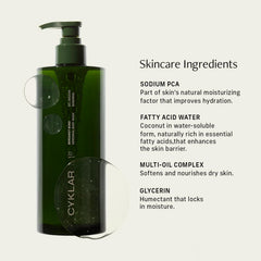 CYKLAR bottle next to a ruler showing 16.5 fl oz scale benefit: clear size reference