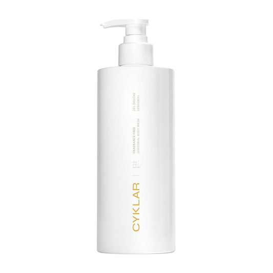 CYKLAR front bottle showing fragrance-free label and hydrating benefits