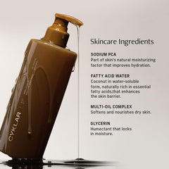 CYKLAR bottle in hand for size scale and travel-friendly convenience
