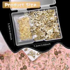 Cynailli charms applied on nails illustrating enhanced manicure style