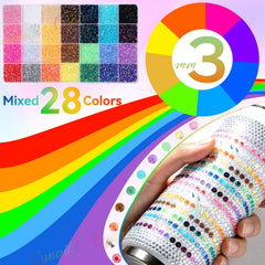 Cynailli color grid closeup revealing organized trays and quick color selection benefit
