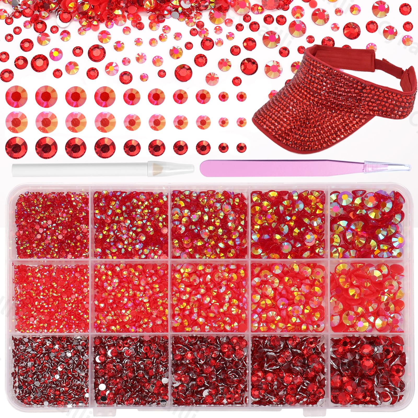Cynailli front packaging showing box of 15 grids and included tools highlighting ready-to-use kit