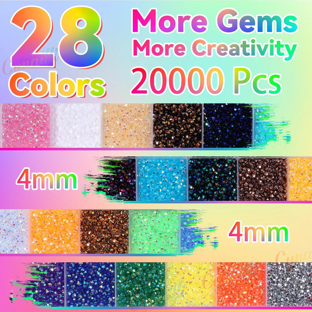 Cynailli rhinestones applied to a tumbler highlighting glossy professional finish