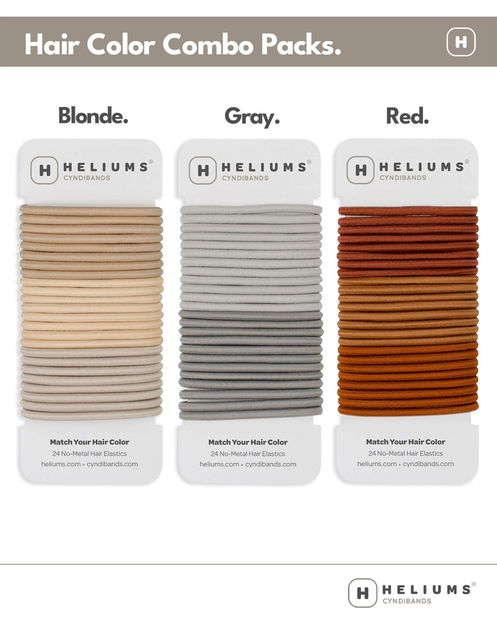 Close view of a braid secured with Cyndibands highlighting neat finish