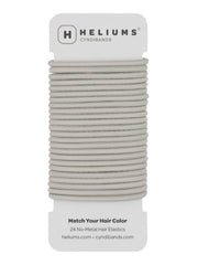 Cyndibands front packaging showing 24 light gray elastics and neat branding benefit convenience