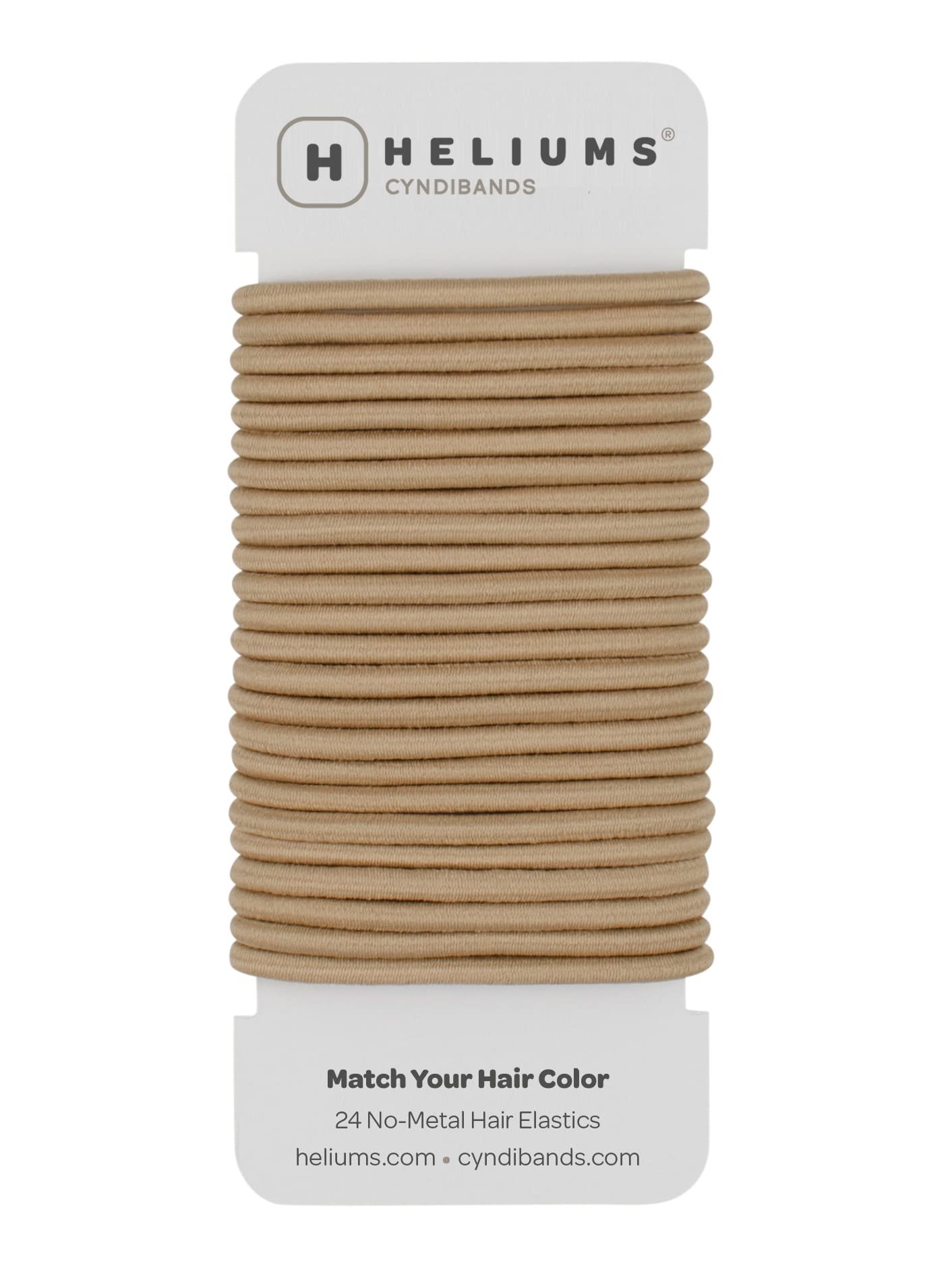 Cyndibands front pack showing 24 sandy blonde ties for discreet styling