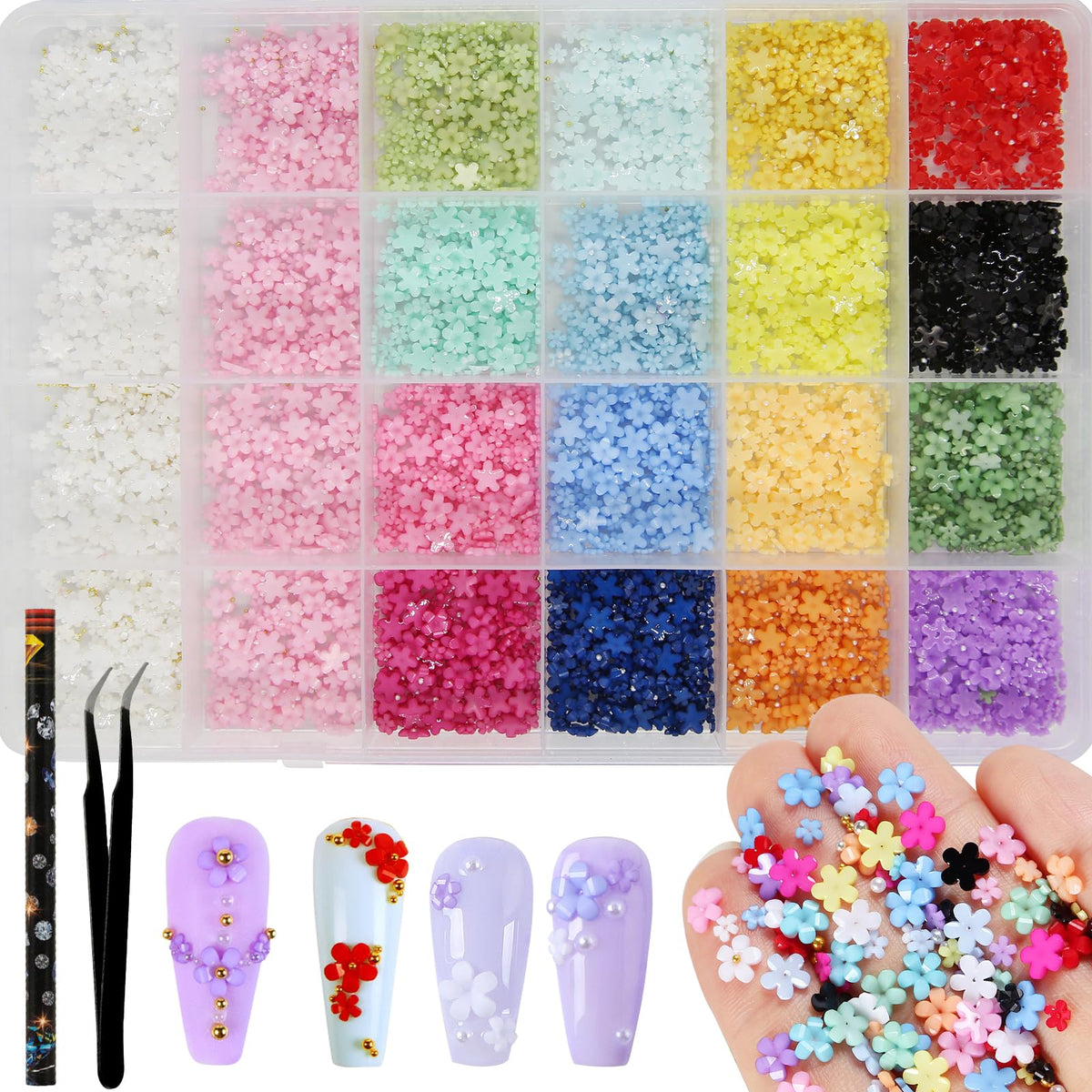 CYUXING front packaging showing 24-compartment kit and abundant flowers, ideal storage