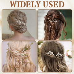 CYUXING wedding lifestyle shot of clips in styled hair for cohesive bridal looks