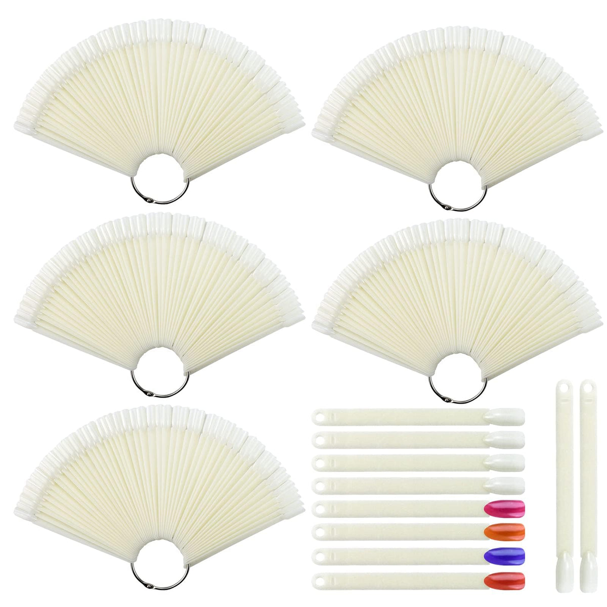 CZWESTC front view of 300 swatch sticks neatly displayed for quick selection