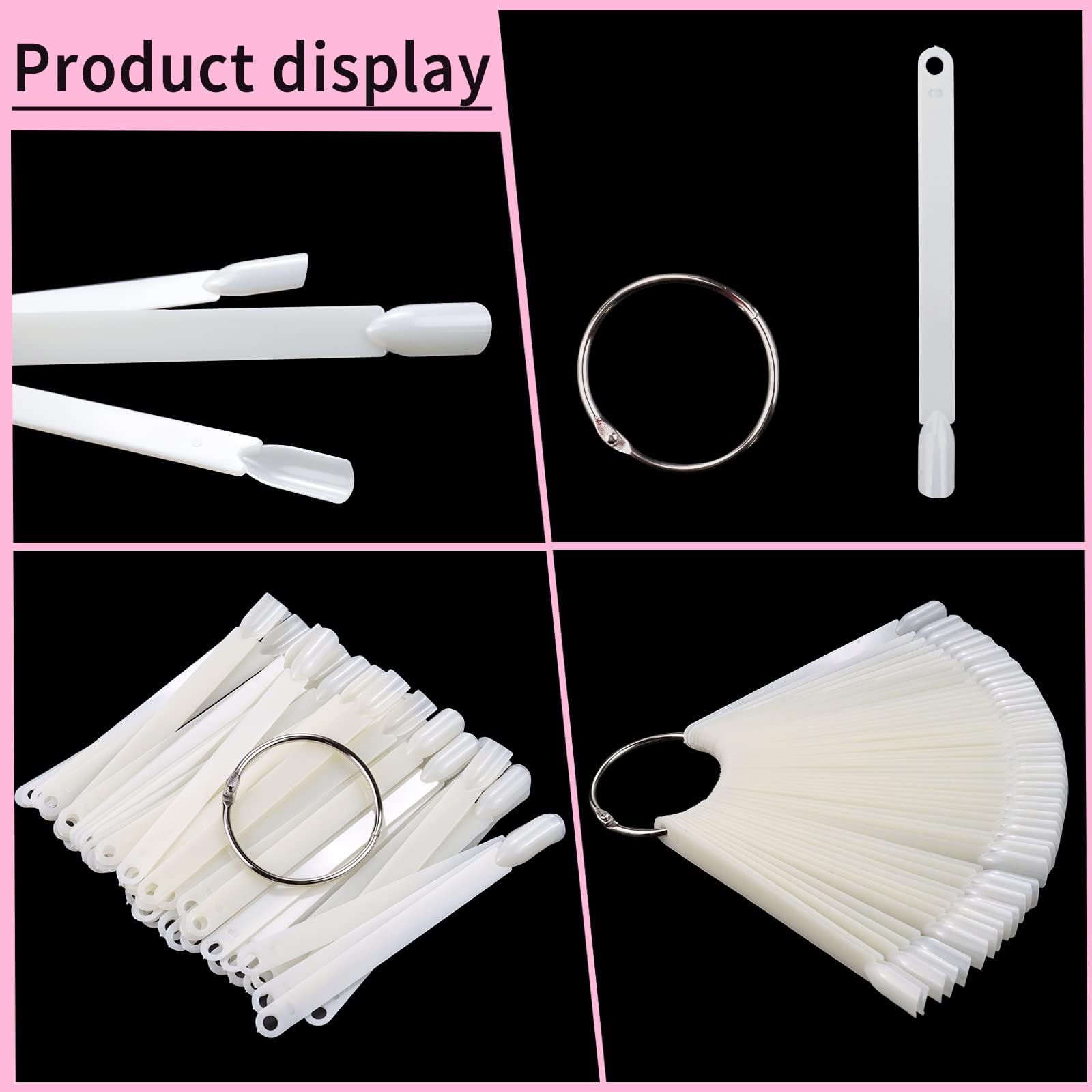 CZWESTC swatch sticks packed in a travel kit for mobile nail services