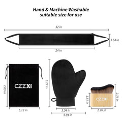 CZZXI full-length back applicator showing reach and control