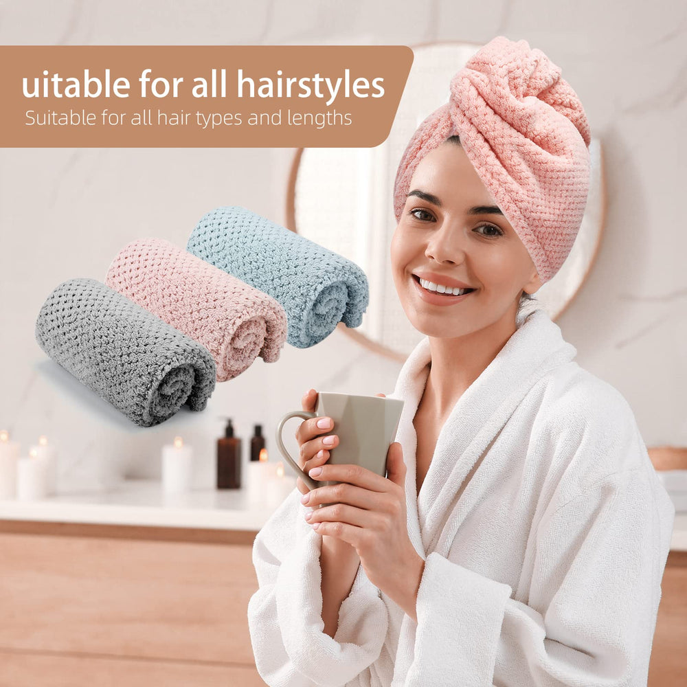 CZZXI towels styled on bathroom counter for organized, quick routines