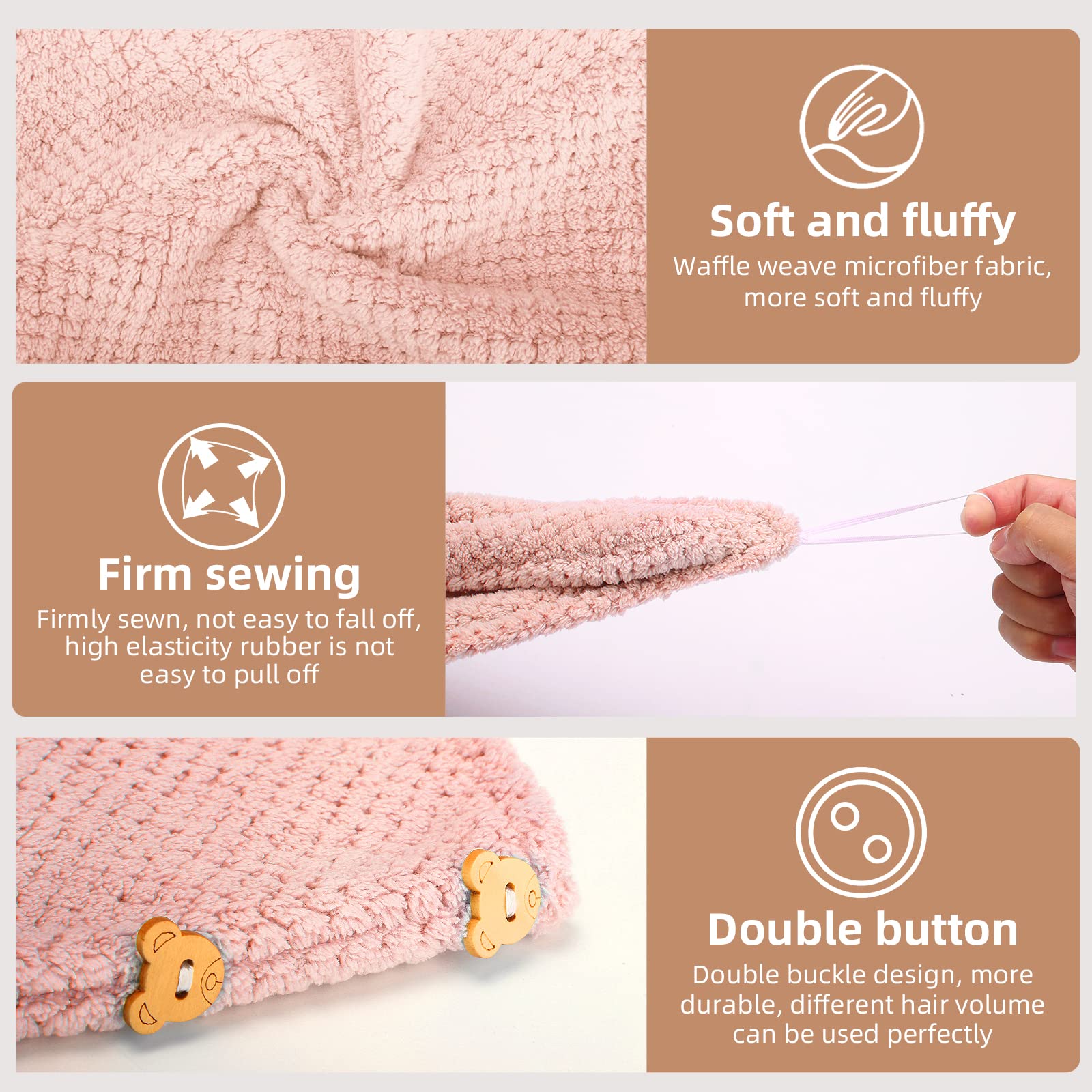 CZZXI wrapped on woman drying hair quickly and reducing frizz