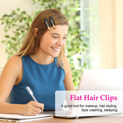 D pack of six layflat arrangement showing multiple clips for daily styling and backups