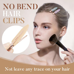 D No Crease used during makeup application keeps bangs out cleanly