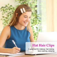D salon styling lifestyle scene showing professional crease-free results
