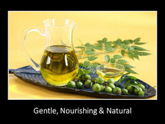 DAANA oil massaged into hair roots demonstrating conditioning and shine benefit