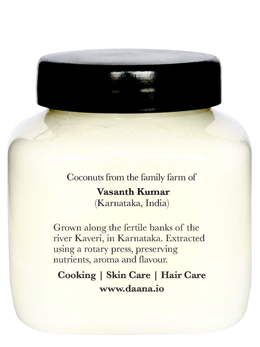 DAANA open jar close-up showing creamy texture and purity