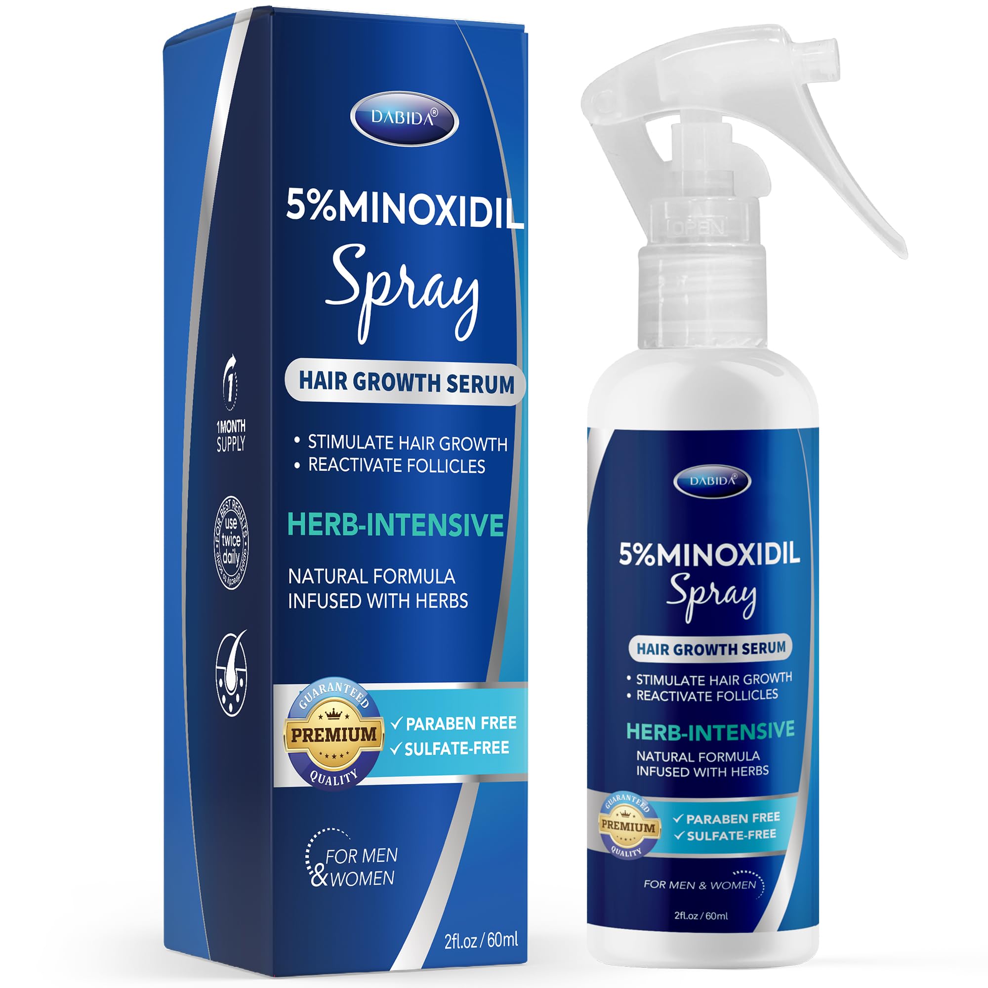 DABIDA front packaging 60ml showing product and brand for easy identification