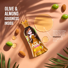 Dabur oil drop close-up showing smooth texture for quick absorption