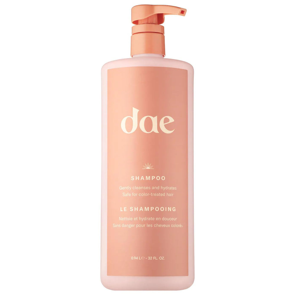 DAE front bottle view shows clean design and large 32 oz size for value