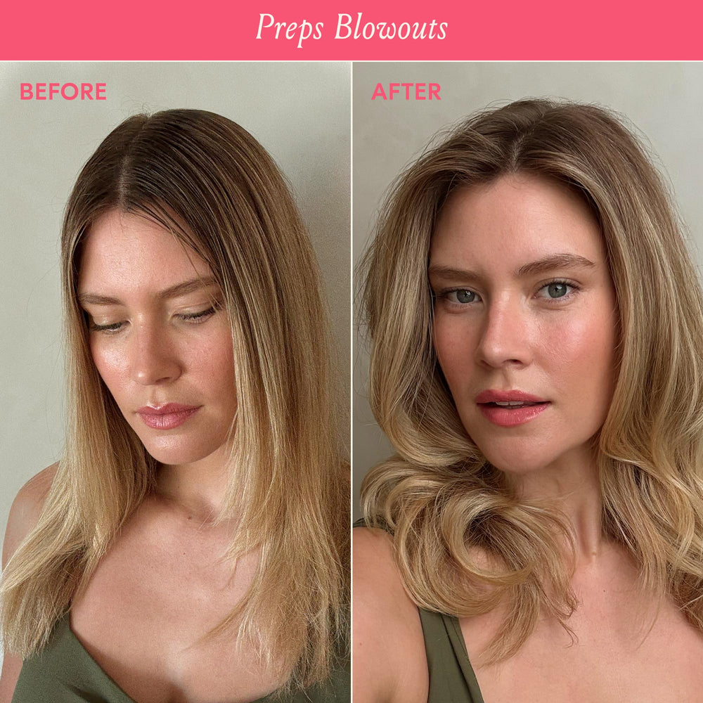 DAE styling cream defining curls on model for enhanced curl separation