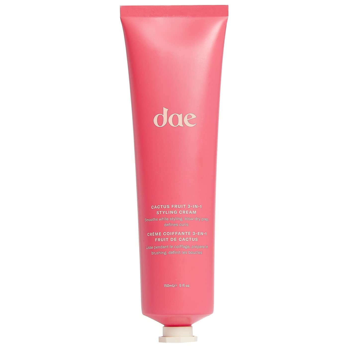 DAE front packaging showing cream jar and brand benefits for styling