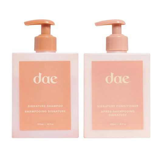 DAE front packaging showing duo set and benefits