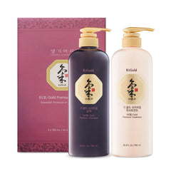 Daeng Gi Meo Ri front packaging showing product set and herbal branding benefits