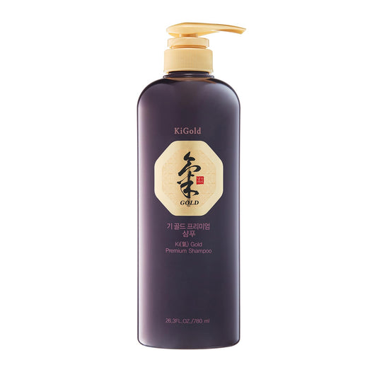 Daeng Gi Meo Ri shampoo pump close-up emphasizing easy dispensing