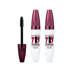 DafPrauy mascara front packaging showing product benefits and sleek tube