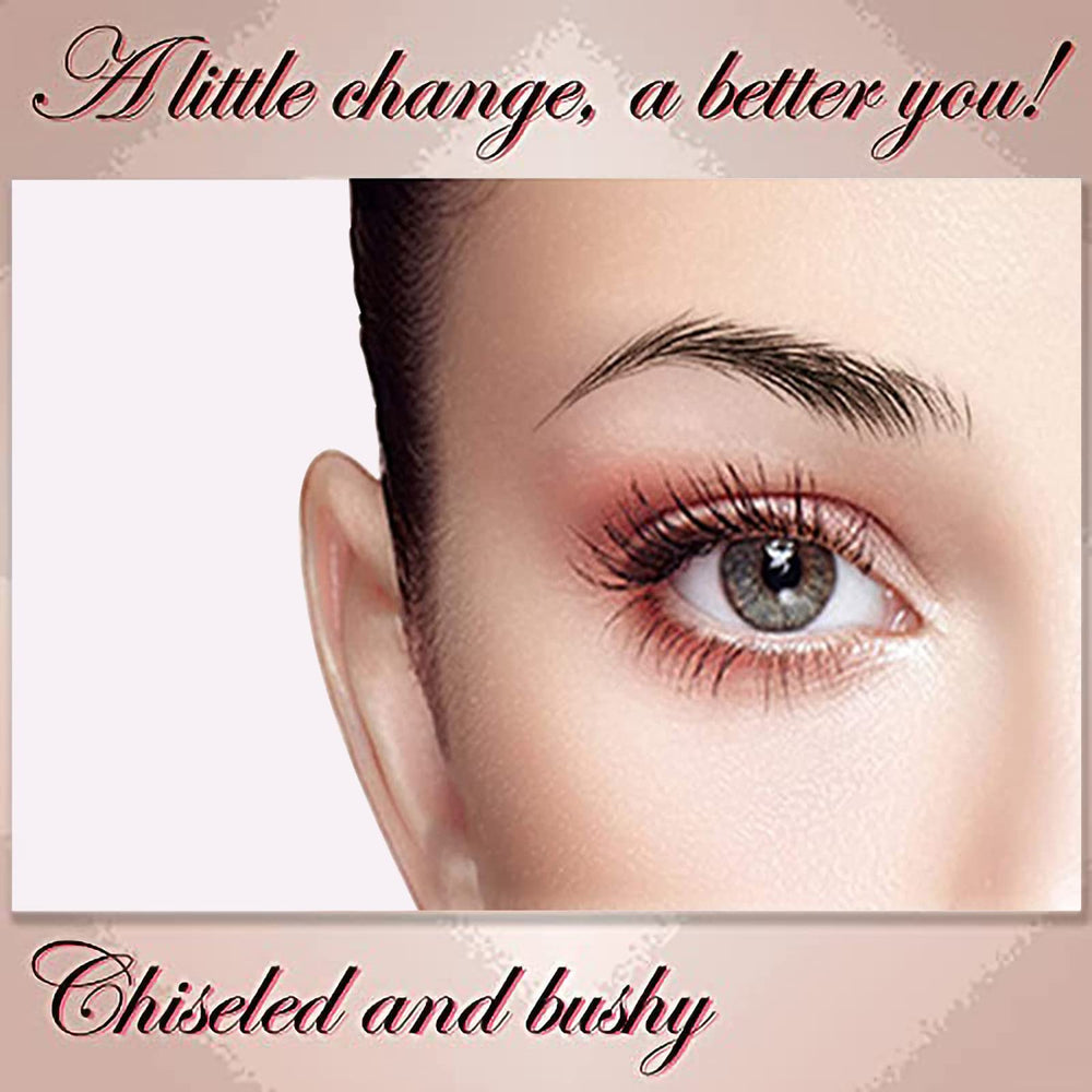 DAGEDA before and after model showing realistic fuller brows benefit