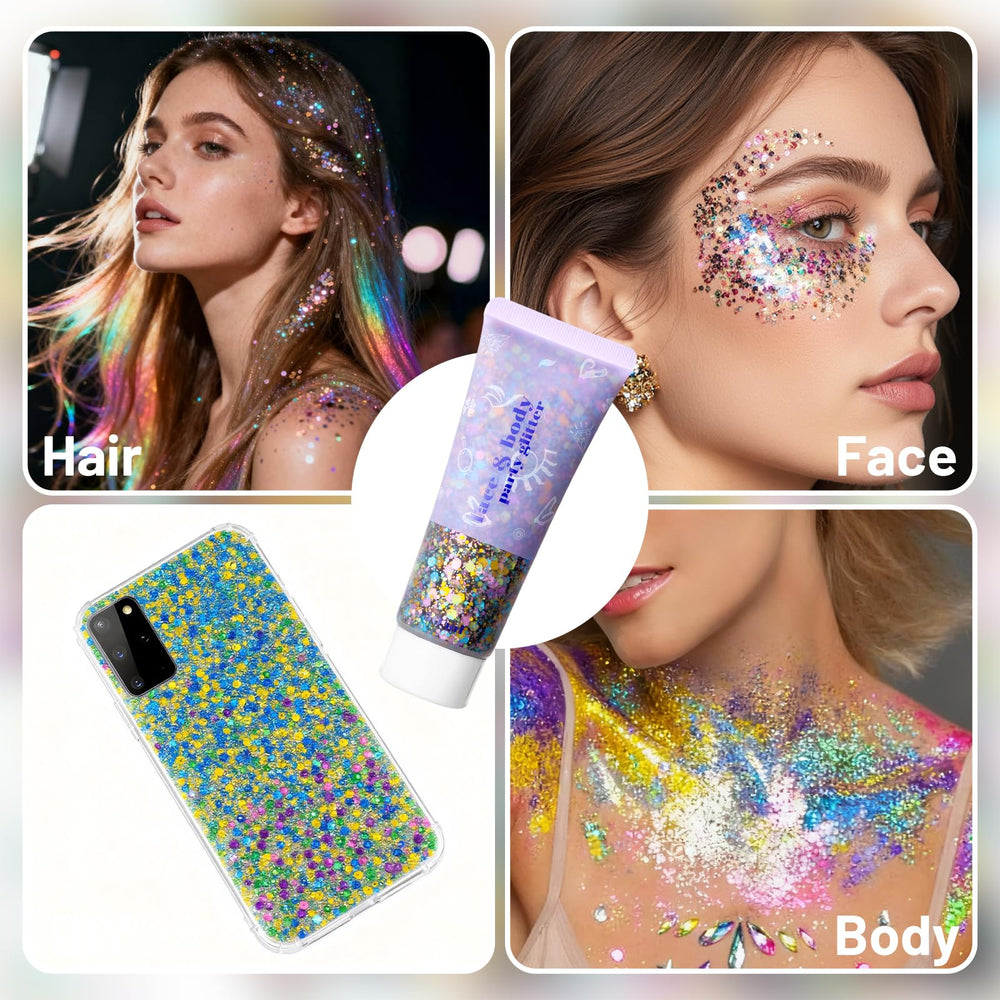 DAGEDA glitter on a phone case illustrating DIY customization possibilities