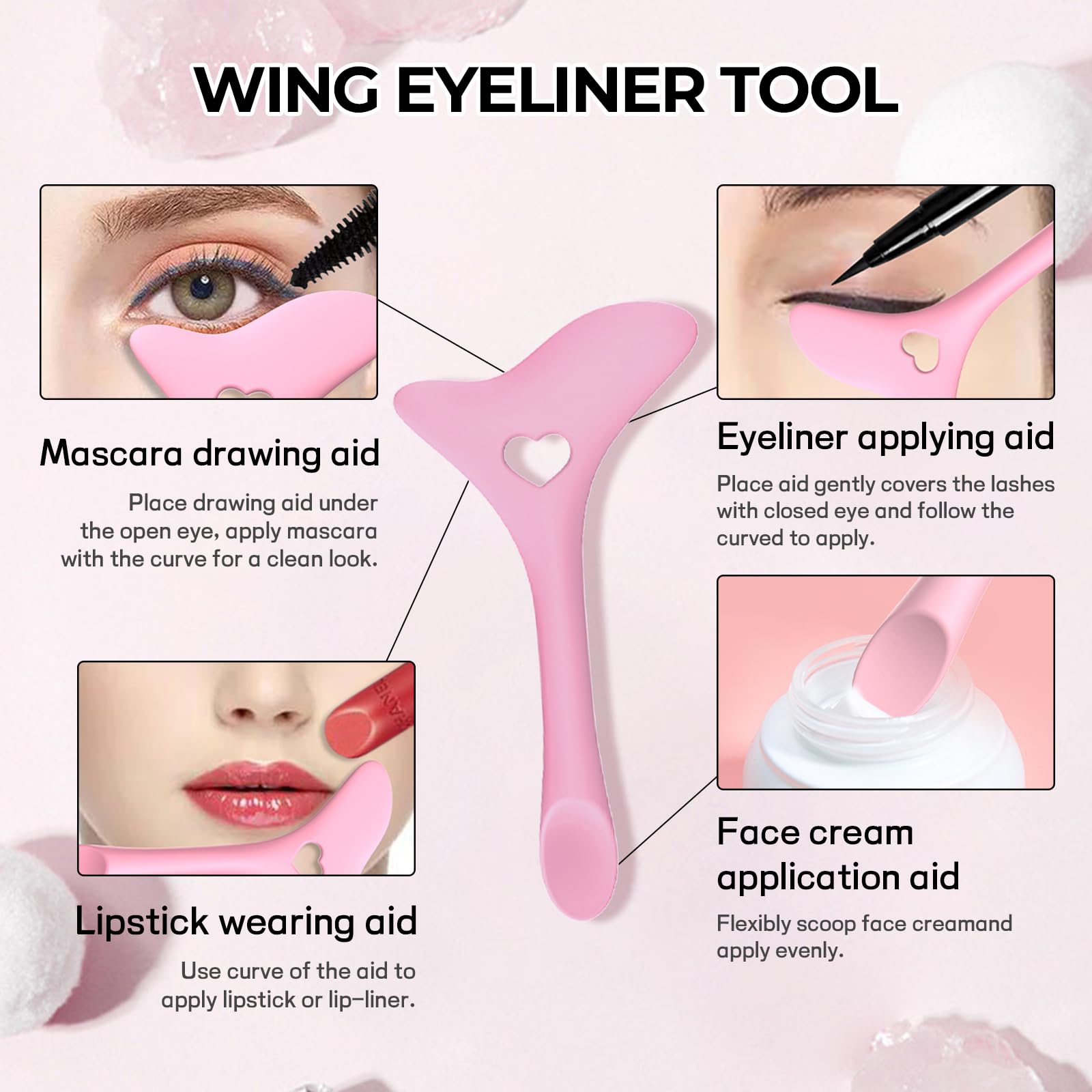 DAGEDA eyeshadow tool in use creating a smoky eye quickly