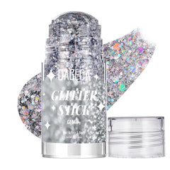 DAGEDA front packaging glitter stick showing compact travel-friendly design and instant sparkle