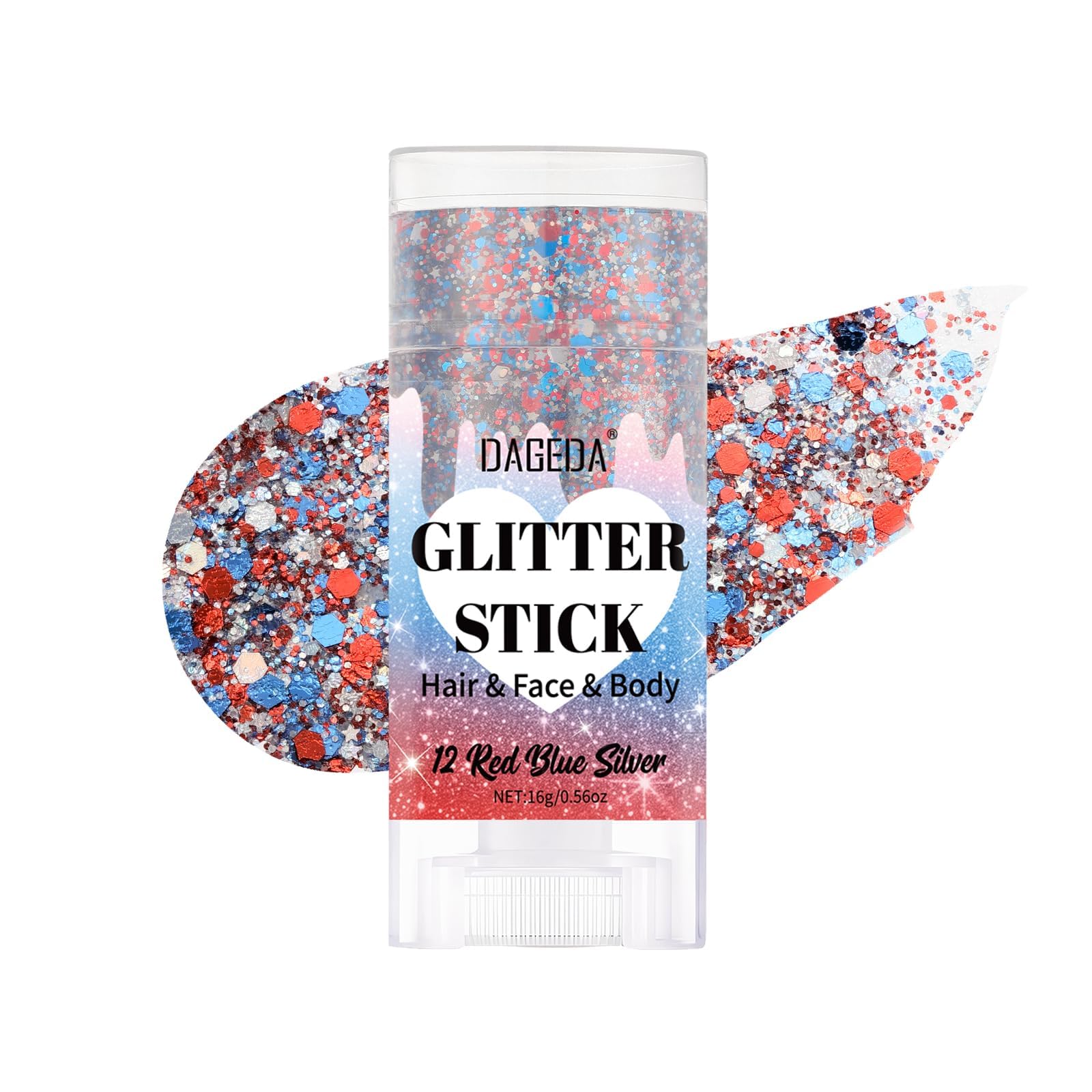 DAGEDA front packaging showing patriotic stick and easy carry benefit