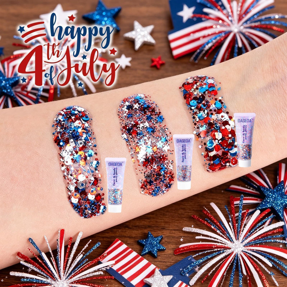 DAGEDA used on nails and a DIY phone case illustrating creative uses and customizable accents
