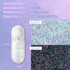 DAGEDA roller ball applying gel for quick, mess-free shimmer